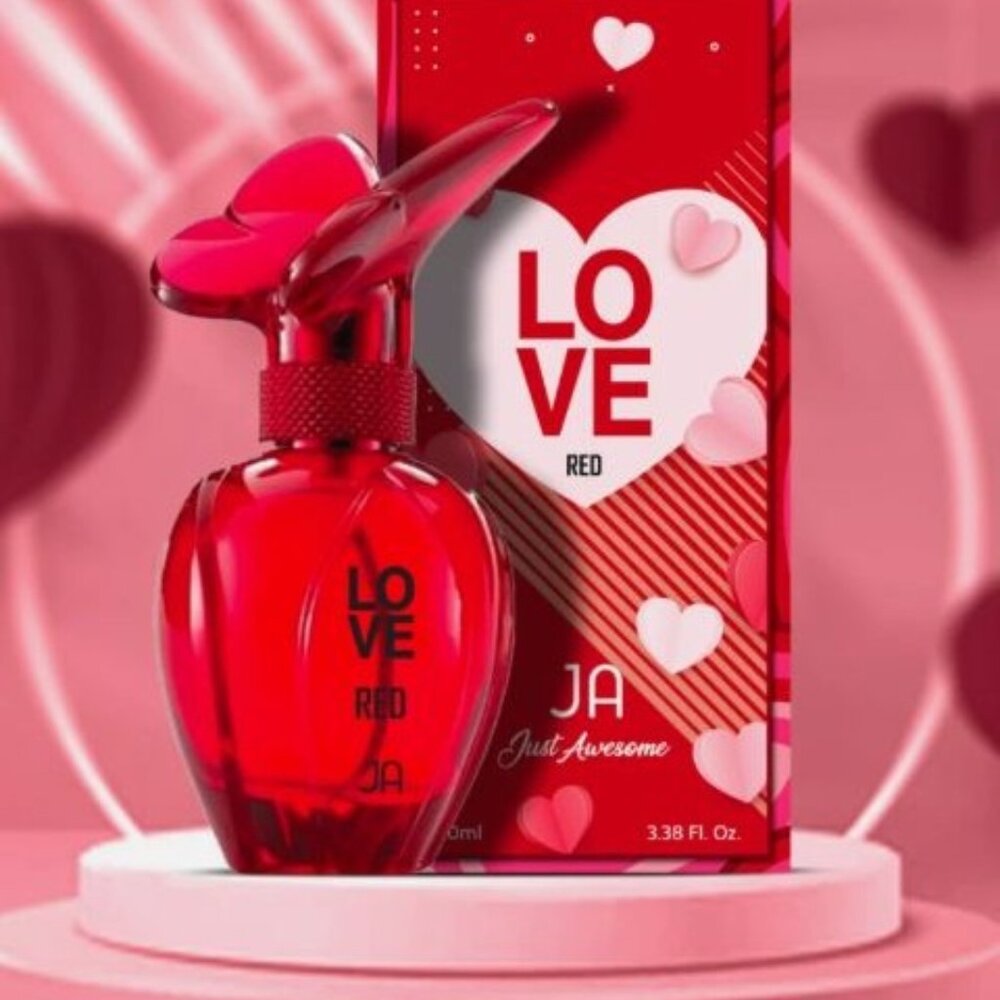 Love Red by Just Awesome JA EDT Women's Perfume 100ml 3.38 fl. oz.